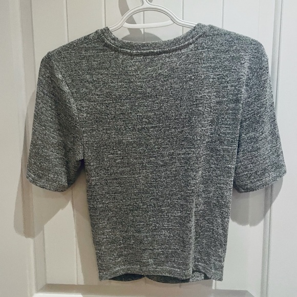 Wilfred Free Subah T-Shirt Front-knot, jersey t-shirt Gray Sz S - Picture 6 of 6